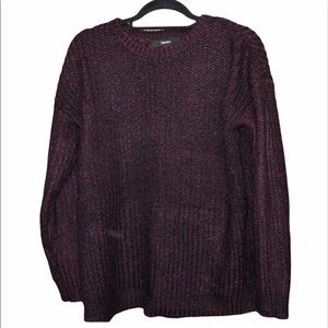 Forever 21 red/black sweater size large